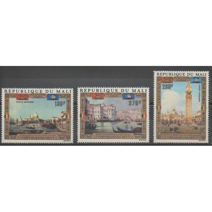 Acheter ces timbres du Mali de l'année 1972 (No PA142/PA144).