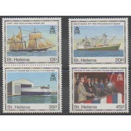 St. Helena - 1990 - Nb 531/534 - Boats