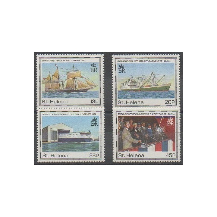 Acheter cette série de timbres de Sainte-Hélène de l'année 1990 (No 531/534).