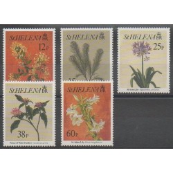 Sainte-Hélène - 1994 - No 632/636 - Fleurs