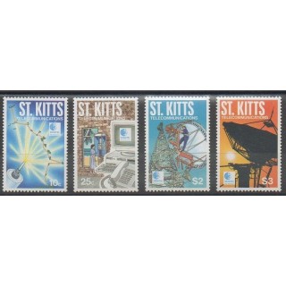 Acheter cette série de timbres de Saint-Christophe de l'année 1995 (No 824/827).
