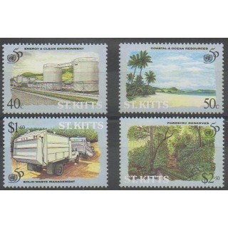 Acheter cette série de timbres de Saint-Christophe de l'année 1995 (No 828/831).