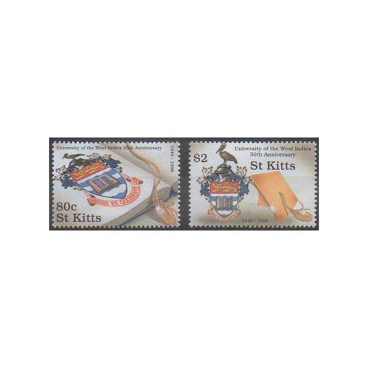 Buy this set of stamps of Saint-Christophe of the year 1998 (Nb 895/896).