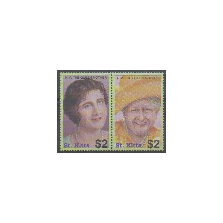 Acheter cette série de timbres de Saint-Christophe de l'année 2002 (No 1093/1094).
