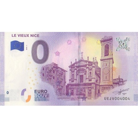 Euro banknote memory - 06 - Le Vieux Nice - 2018-1 - Nb 004004