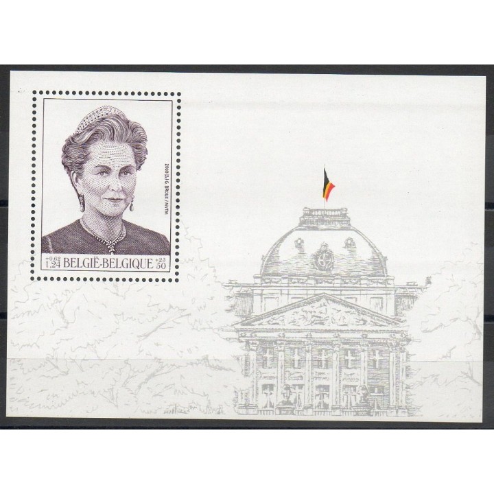 Timbres - Thème royauté - Belgique - 2000- No BF 80