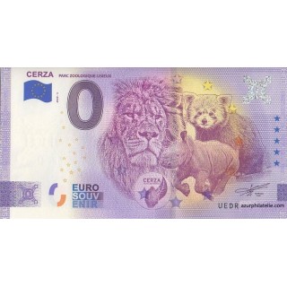 Billet souvenir touristique - 2020-5 - Parc zoologique de Lisieux - (Calvados)
