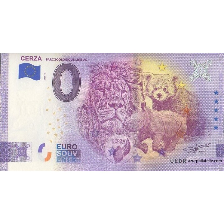 Euro banknote memory - 2020 - Parc zoologique de Lisieux - (Calvados)