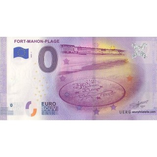 Billet souvenir touristique - 2020-1 - Fort-Mahon-Plage - (Somme)