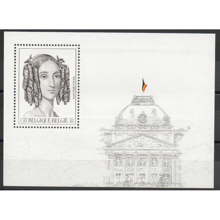 Timbres - Thème royauté - Belgique - 2001- No BF 84