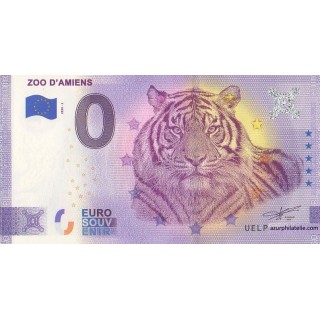 Billet souvenir touristique - 2020-2 - Zoo d'Amiens - (Somme)