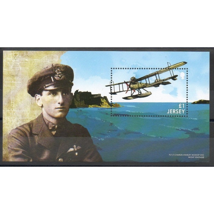 Timbres - Thème avions - Jersey - 2015- No F 2040