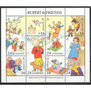 Timbres - Thème dessins animés - bd - Guernesey - 1993- No BF 23