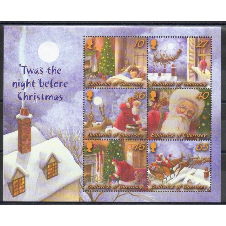 Stamps - Theme christmas - Guernsey - 2003- Nb BF 52