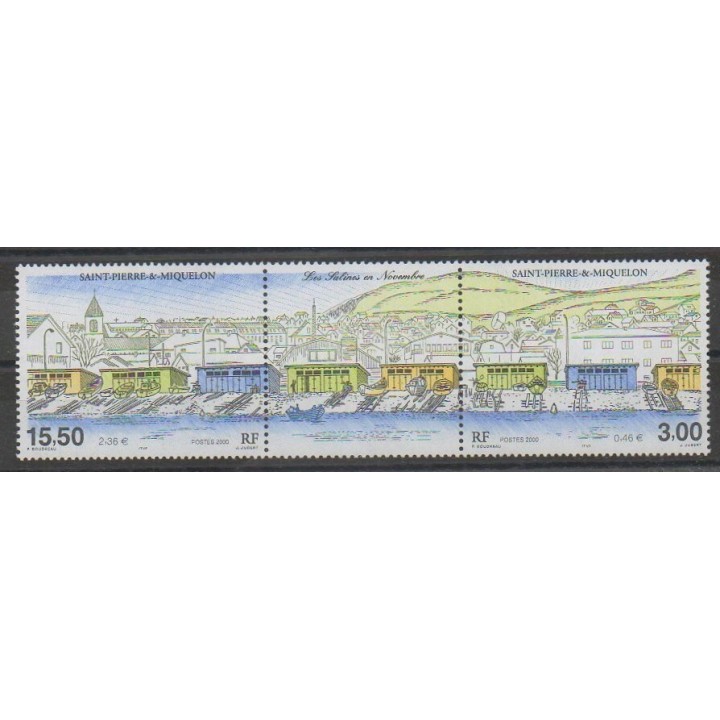 Acheter cette série de timbres de Saint-Pierre et Miquelon de l'année 2000 (No 724/725).