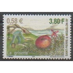 Saint-Pierre and Miquelon - 2001 - Nb 740 - Fruits or vegetables