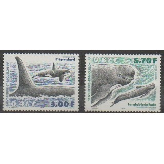 Acheter cette série de timbres de Saint-Pierre et Miquelon de l'année 2001 (No 738/739).