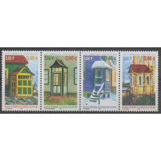 Acheter cette série de timbres de Saint-Pierre et Miquelon de l'année 2001 (No 746/749).