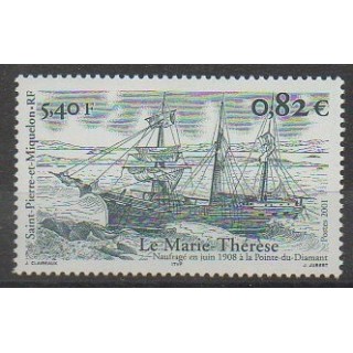 Acheter ce timbre de Saint-Pierre et Miquelon de l'année 2001 (No 752).