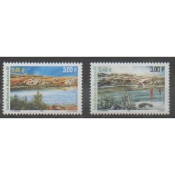 Saint-Pierre et Miquelon - 2001 - No 744/745 - Sites