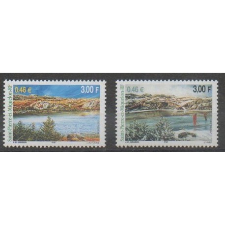 Saint-Pierre and Miquelon - 2001 - Nb 744/745 - Sights