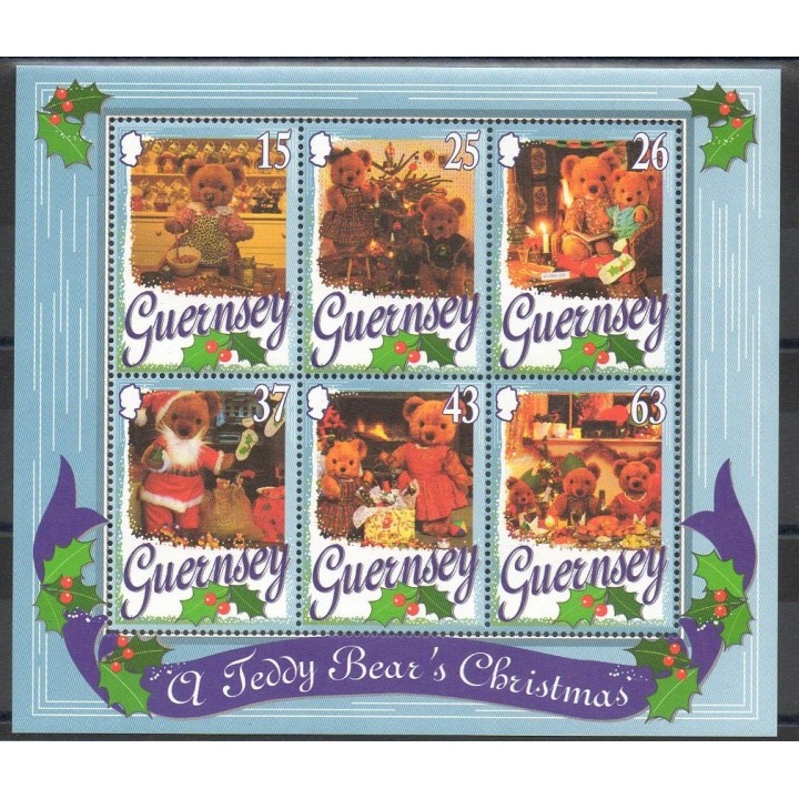 Timbres - Thème Noël - Guernesey - 1997- No BF 38