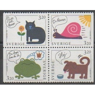 Buy this set of stamps of Sweden of the year 1994 (Nb 1818/1821).