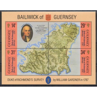 Timbres - Thème célébrités - Guernesey - 1987- No BF 7