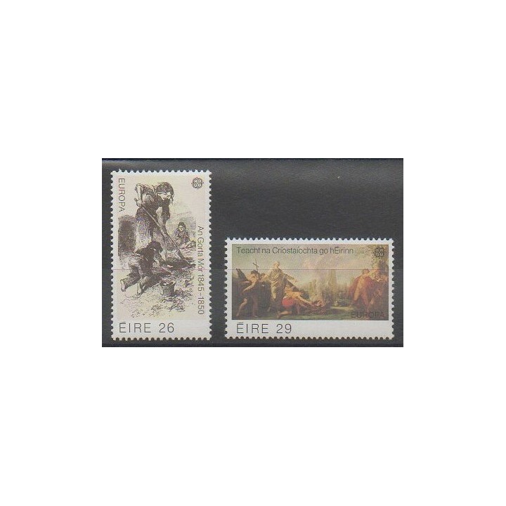 Acheter cette série de timbres d'Irlande de l'année 1982 (No 467/468).