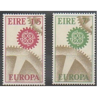 Buy this set of stamps of Ireland of the year 1967 (Nb 191/192).