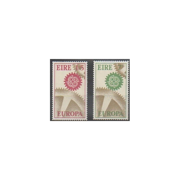 Acheter cette série de timbres d'Irlande de l'année 1967 (No 191/192).