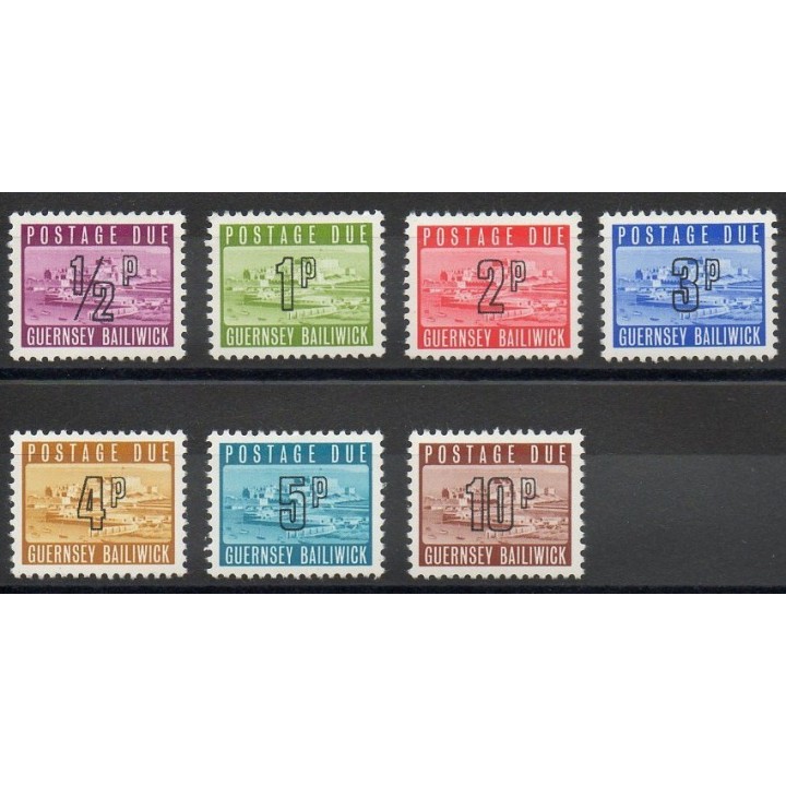 Stamps  - Guernsey - 1971 - Nb T8/T14