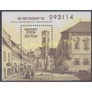 Timbres - Thème monuments - Hongrie - 1983 - No BF 169