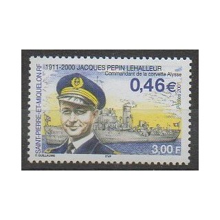 Buy this stamp of Saint-Pierre et Miquelon of the year 2001 (Nb 756).