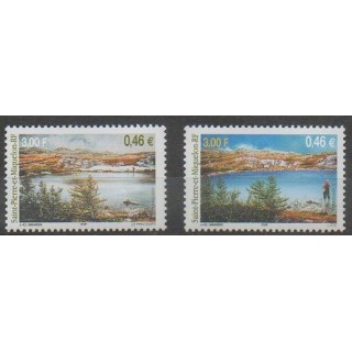 Acheter cette série de timbres de Saint-Pierre et Miquelon de l'année 2001 (No 754/755).