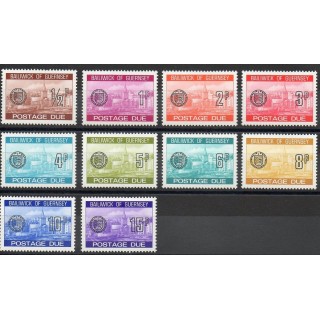 Timbres  - Guernesey - 1977 - No T18/T27