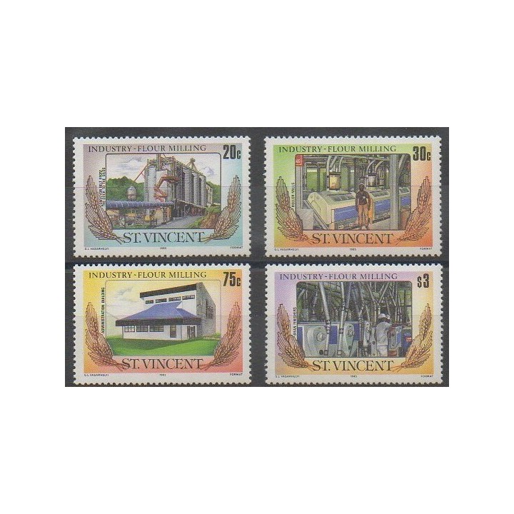 Acheter cette série de timbres de Saint-Vincent de l'année 1985 (No 878/881).