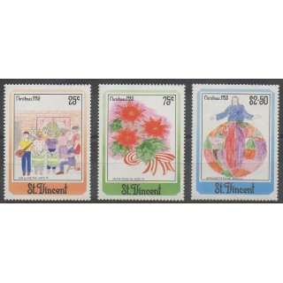 Acheter cette série de timbres de Saint-Vincent de l'année 1985 (No 898/900).
