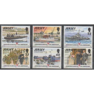 Buy this set of stamps of Jersey of the year 1995 (Nb 689/694).