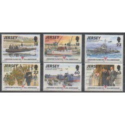 Jersey - 1995 - Nb 689/694 - Second World War