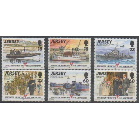 Jersey - 1995 - No 689/694 - Seconde Guerre Mondiale