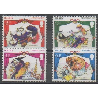 Acheter cette série de timbres de l'île de Jersey de l'année 1995 (No 713/716).