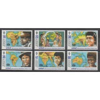 Buy this set of stamps of Jersey of the year 1996 (Nb 722/727).