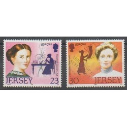 Jersey - 1996 - No 733/734 - Célébrités - Europa