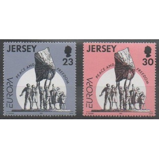 Buy this set of stamps of Jersey of the year 1995 (Nb 687/688).