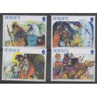 Acheter cette série de timbres de l'île de Jersey de l'année 1996 (No 754/757).