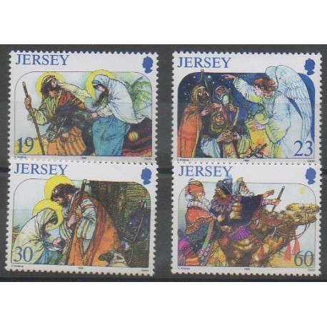 Jersey - 1996 - No 754/757 - Noël