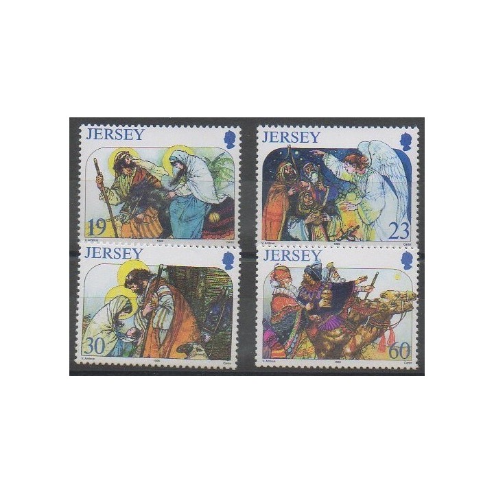 Buy this set of stamps of Jersey of the year 1996 (Nb 754/757).