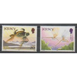 Acheter cette série de timbres de l'île de Jersey de l'année 1997 (No 779/780).