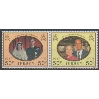 Acheter cette série de timbres de l'île de Jersey de l'année 1997 (No 803/804).